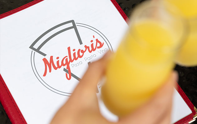 Highlighting updated menu at Migliori's